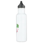 Personalisierter Lehrer Preppy Ananas-Apples Trinkflasche (Rechts)
