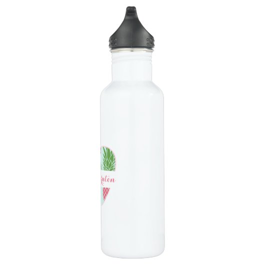Personalisierter Lehrer Preppy Ananas-Apples Trinkflasche (Rechts)
