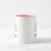 Personalisierter Lehrer-Regenbogen-Becher Tasse (Zentrum)
