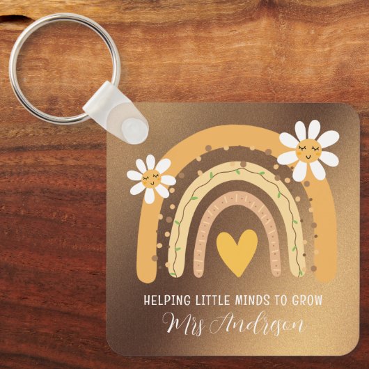 Personalisierter Lehrer Schlüsselanhänger (Vorderseite)