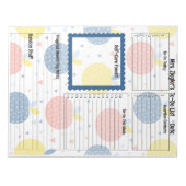 Personalisierter Lehrer täglich zu erledigende Äpf Notizblock (Vorderseite)