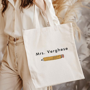 Personalisierter Lehrer Tragetasche