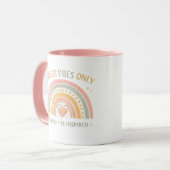 Personalisierter Lehrer-Vibes-Mug Tasse (Vorderseite Links)