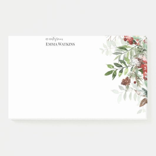 Personalisierter Lehrer Weihnachten Post-it Klebezettel (Vorderseite)