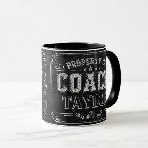 Personalisierter Lehrermokka – Eigentum des Traine Tasse