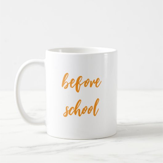 Personalisierter Lehrermug als Geschenk zum Schulb Kaffeetasse (Links)
