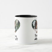 Personalisierter Lehrermug mit Herz-Fotobild Tasse (Zentrum)