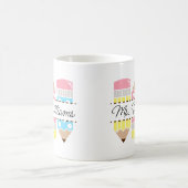 Personalisierter Lehrername Lehrer Anerkennung Kaffeetasse (Mittel)
