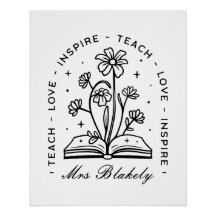 Personalisierter Lehrername zitiert den Kernpunkt