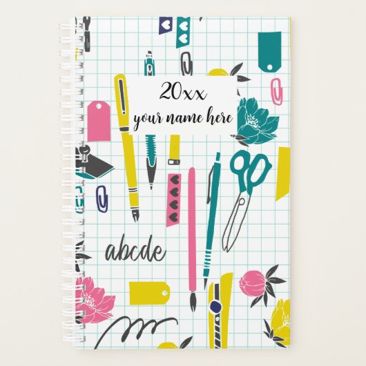 Personalisierter Lehrerplaner Planer (Vorderseite)