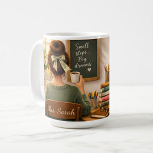 Personalisierter Lehrertassen-Name, Lehren ist ein Kaffeetasse
