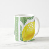 Personalisierter Lemonbaum Kaffeetasse (VorderseiteRechts)