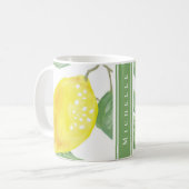 Personalisierter Lemonbaum Kaffeetasse (Vorderseite Links)