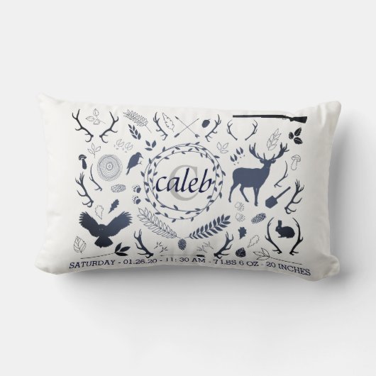 Personalisierter Lendenkissen (Rückseite)