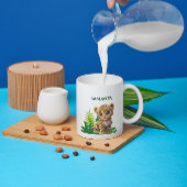 Personalisierter Leopard-Becher Kaffeetasse
