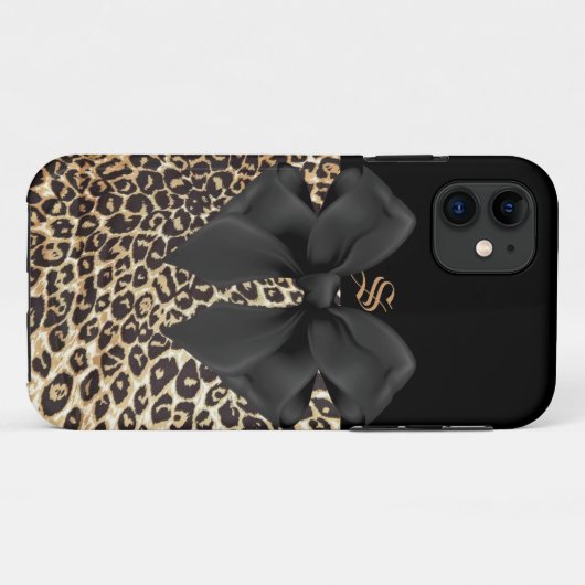 Personalisierter Leopard Case-Mate iPhone Hülle (Rückseite (Horizontal))