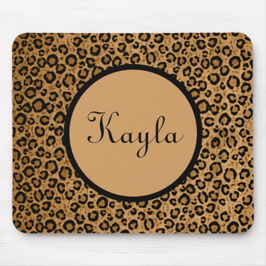 Personalisierter Leopard Mousepad (Vorne)