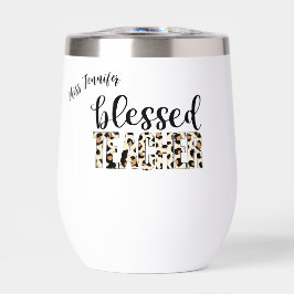 Personalisierter Leopard-Tigerdruck für gesegnete