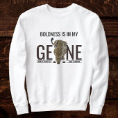 Personalisierter Leopard Wildtier Großkatze Schwar Sweatshirt