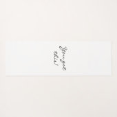 Personalisierter Leopard Yogamatte (Rückseite (Horizontal))