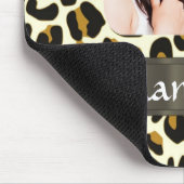Personalisierter Leopardendruck Mousepad (Ecke)