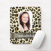 Personalisierter Leopardendruck Mousepad (Mit Mouse)