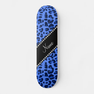 Personalisierter Leopardendruck Skateboard