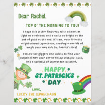 Personalisierter Leprechaun-Brief von St. Patrick