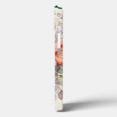 Personalisierter Letter J Elegante Wasserfarben Case-Mate iPhone Hülle (Rückseite / Links)