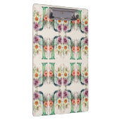 Personalisierter Letter J Floral Watercolor Lehrer Klemmbrett (Rechts)