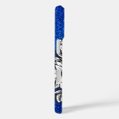 Personalisierter Letter L Eleganter Glitzer Case-Mate iPhone Hülle (Rückseite / Rechts)