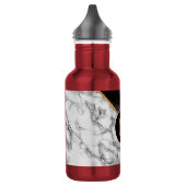 Personalisierter Letter Marmor Design Wasserflasch Edelstahlflasche (Links)