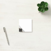 Personalisierter Letter-Marmordesign-Beitrag - Anm Post-it Klebezettel (Büro)