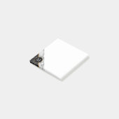 Personalisierter Letter-Marmordesign-Beitrag - Anm Post-it Klebezettel (angewinkelt)