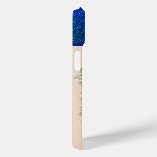 Personalisierter Letter S Elegante Wasserfarben Case-Mate iPhone Hülle (Rückseite / Rechts)