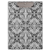 Personalisierter Letter S Floral Watercolor Lehrer Klemmbrett (Vorderseite)