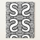 Personalisierter Letter S Tattoo Blume Monogram Planer (Rückseite)