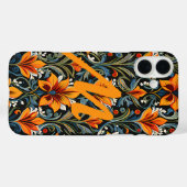 Personalisierter Letter über Blume Case-Mate iPhone Hülle (Rückseite (Horizontal))