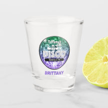 Personalisierter letzter Disco-Junggeselinnen-Absc