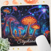 Personalisierter leuchtender Pilz Mousepad