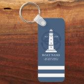 Personalisierter Leuchtturm Schlüsselanhänger (Vorderseite)