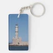 Personalisierter Leuchtturm Schlüsselanhänger (Rückseite)