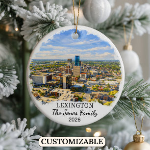 Personalisierter Lexington-Schmuck, Benutzerdefini Keramik Ornament