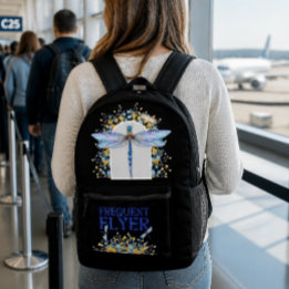 Personalisierter Libellen-Rucksack für Vielflieger Bedruckter Rucksack