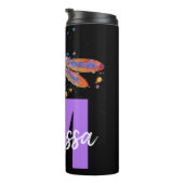 Personalisierter Libellen-Splatter Thermosbecher (Nach rechts gedreht)