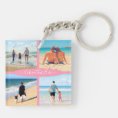 Personalisierter Liebe für benutzerdefinierte Bild Schlüsselanhänger (Rückseite)