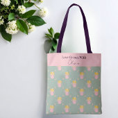 Personalisierter 'Liebe wächst mit dir'-Blumen-Tot Tasche