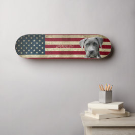 Personalisierter Lieblingshund Skateboard
