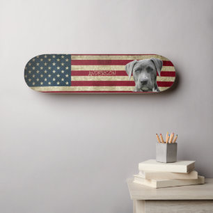 Personalisierter Lieblingshund Skateboard