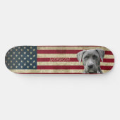 Personalisierter Lieblingshund Skateboard (Horizontal)
